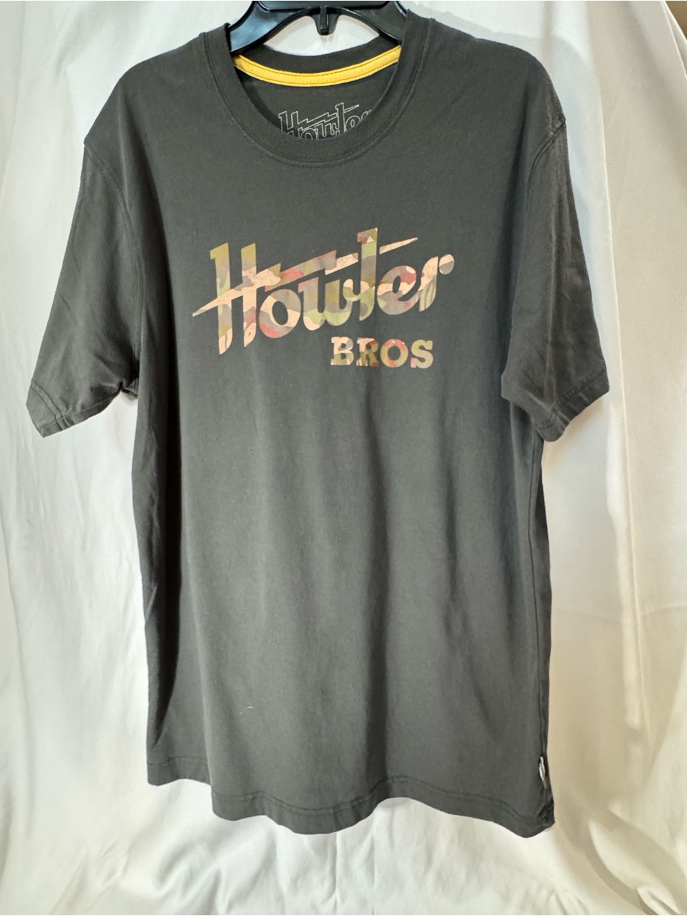 Howler Brothers Men's Gray Graphic Logo T-Shirt Size M